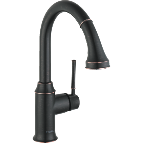 Hansgrohe Talis C Prep Kitchen Faucet, 2-Spray Pull-Down, 1.75 Gpm In Rubbed Bronze, 4216920