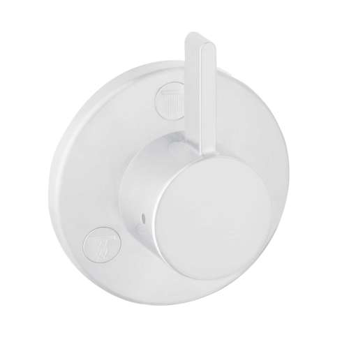 Hansgrohe Ecostat Diverter Trim S Trio/Quattro In Matte White, 4232700