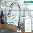 Hansgrohe Talis S² Prep Kitchen Faucet, 2-Spray Pull-Down, 1.75 Gpm In Chrome, 4286000