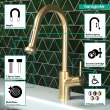 Hansgrohe Talis S² Prep Kitchen Faucet, 2-Spray Pull-Down, 1.75 Gpm In Brushed Gold Optic, 4286250