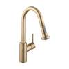 Hansgrohe Talis S² Prep Kitchen Faucet, 2-Spray Pull-Down, 1.75 Gpm In Brushed Gold Optic, 4286250