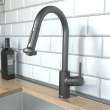 Hansgrohe Talis S² Prep Kitchen Faucet, 2-Spray Pull-Down, 1.75 Gpm In Brushed Black Chrome, 4286340