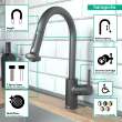Hansgrohe Talis S² Prep Kitchen Faucet, 2-Spray Pull-Down, 1.75 Gpm In Brushed Black Chrome, 4286340