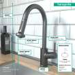 Hansgrohe Talis S² Prep Kitchen Faucet, 2-Spray Pull-Down, 1.75 Gpm In Brushed Black Chrome, 4286340