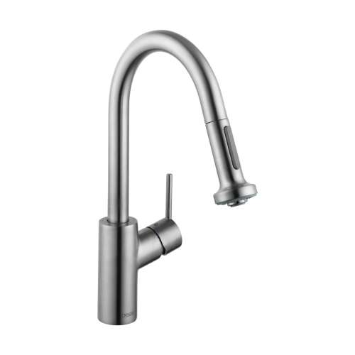 Hansgrohe Talis S² Prep Kitchen Faucet, 2-Spray Pull-Down, 1.75 Gpm In Stainless Steel Optic, 4286800