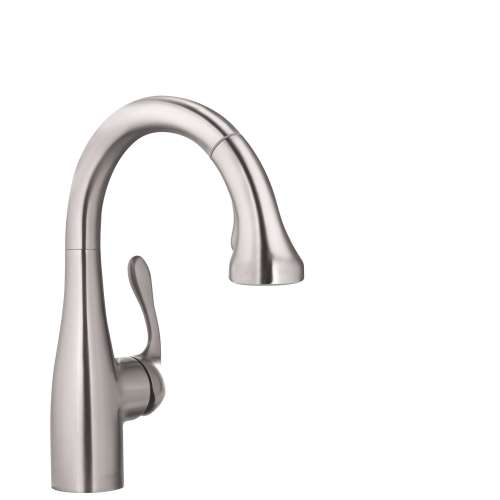 Hansgrohe Allegro E Gourmet Prep Kitchen Faucet, 2-Spray Pull-Down, 1.75 Gpm In Stainless Steel Optic, 4297800