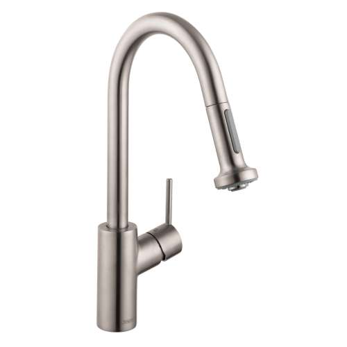 Hansgrohe Talis S² Higharc Kitchen Faucet, 2-Spray Pull-Down, 1.5 Gpm In Stainless Steel Optic, 4310801