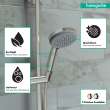 Hansgrohe Croma 100 Handshower E Vario-Jet, 2.0 Gpm In Brushed Nickel, 4332820
