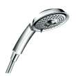 Hansgrohe Raindance Classic Handshower 100 3-Jet, 2.0 Gpm In Chrome, 4345000