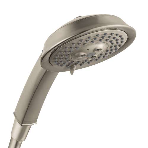 Hansgrohe Raindance Classic Handshower 100 3-Jet, 2.0 Gpm In Brushed Nickel, 4345820