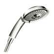 Hansgrohe Raindance Classic Handshower 100 3-Jet, 2.0 Gpm In Polished Nickel, 4345830