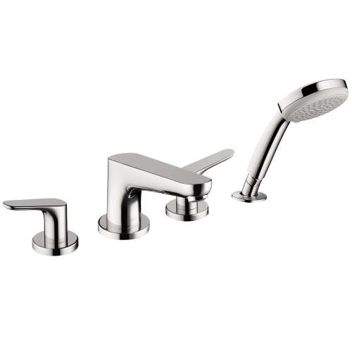 Hansgrohe Focus 4-Hole Roman Tub Set Trim With 2.0 Gpm Handshower