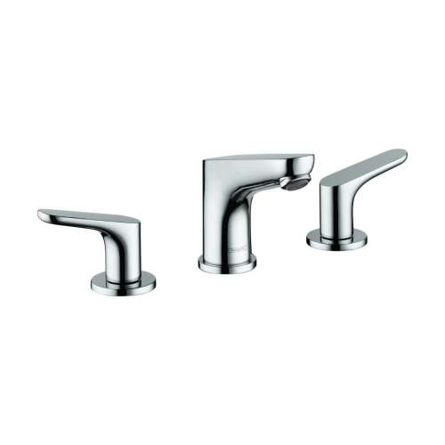 Hansgrohe Focus Widespread Faucet 100 With Pop-Up Drain, 1.2 Gpm In Chrome, 4369000