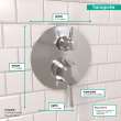 Hansgrohe Ecostat Classic Pressure Balance Trim With Diverter