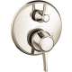 Hansgrohe Ecostat Classic Pressure Balance Trim With Diverter, Round In Polished Nickel, 4449830