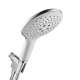 Hansgrohe Raindance Select S Handshower Set 150 3-Jet, 2.5 Gpm In White/Chrome, 4487400