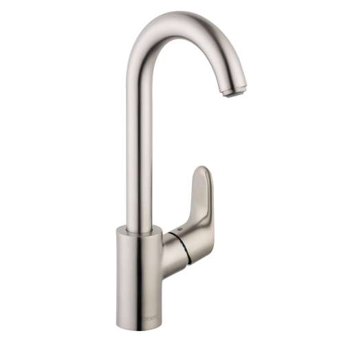 Hansgrohe Focus Bar Faucet, 1.5 Gpm In Stainless Steel Optic, 4507801