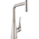 Hansgrohe Metris Prep Kitchen Faucet, 2-Spray Pull-Out, 1.75 Gpm In Stainless Steel Optic, 4508800