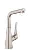 Hansgrohe Metris Bar Faucet, 1.5 Gpm In Stainless Steel Optic, 4509800