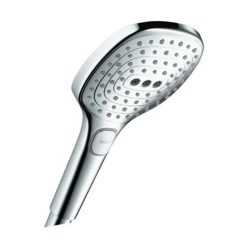 Hansgrohe Raindance Select E Handshower 120 3-Jet, 2.0 Gpm In Chrome, 4528000