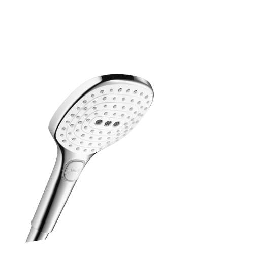 Hansgrohe Raindance Select E Handshower 120 3-Jet, 2.0 Gpm In White/Chrome, 4528400
