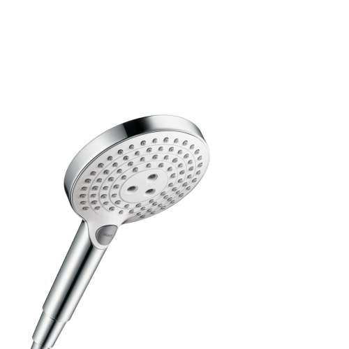 Hansgrohe Raindance Select S Handshower 120 3-Jet, 2.0 Gpm In White/Chrome, 4529400