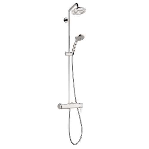 Hansgrohe Croma Showerpipe 160 1-Jet With Pressure Balance, 2.0 Gpm In Chrome, 4530000