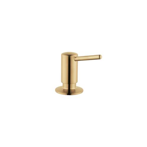Hansgrohe  Soap Dispenser, Contemporary In Brushed Gold Optic, 4539250