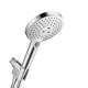Hansgrohe Raindance Select S Handshower Set 120 3-Jet, 2.5 Gpm In White/Chrome, 4542400