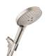 Hansgrohe Raindance Select S Handshower Set 120 3-Jet, 2.5 Gpm In Brushed Nickel, 4542820