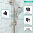 Hansgrohe Croma Select E Handshower 110 3-Jet, 1.75 Gpm In Brushed Nickel, 4723820