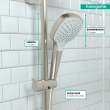 Hansgrohe Croma Select E Handshower 110 Vario-Jet, 2.0 Gpm In Brushed Nickel, 4726820