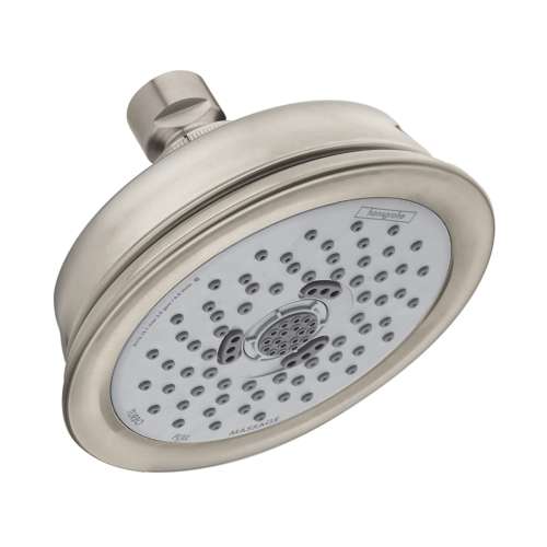 Hansgrohe Croma 100 Classic Showerhead 3-Jet, 1.8 Gpm In Brushed Nickel, 4751820