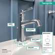 Hansgrohe Joleena Single-Hole Faucet 100 With Pop-Up Drain