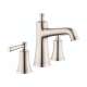 Hansgrohe Joleena Widespread Faucet 100 With Pop-Up Drain, 1.2 Gpm In Brushed Nickel, 4774820