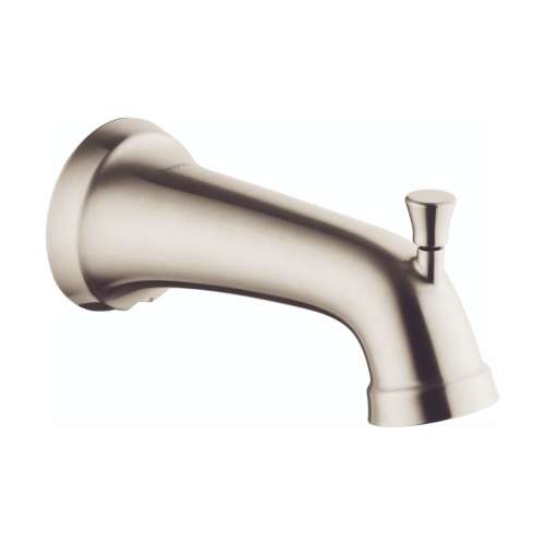 Hansgrohe Joleena Tub Spout With Diverter In Brushed Nickel, 4775820