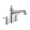 Hansgrohe Joleena 3-Hole Roman Tub Set Trim In Chrome, 4776000
