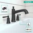 Hansgrohe Joleena 3-Hole Roman Tub Set Trim In Matte Black, 4776670