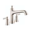 Hansgrohe Joleena 3-Hole Roman Tub Set Trim In Brushed Nickel, 4776820