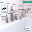 Hansgrohe Joleena 4-Hole Roman Tub Set Trim With 1.75 Gpm Handshower