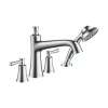 Hansgrohe Joleena 4-Hole Roman Tub Set Trim With 1.75 Gpm Handshower In Chrome, 4777000