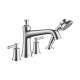 Hansgrohe Joleena 4-Hole Roman Tub Set Trim With 1.75 Gpm Handshower In Chrome, 4777000