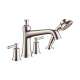 Hansgrohe Joleena 4-Hole Roman Tub Set Trim With 1.75 Gpm Handshower In Polished Nickel, 4777830