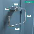 Hansgrohe Joleena Towel Ring In Chrome, 4786000