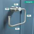 Hansgrohe Joleena Towel Ring In Brushed Nickel, 4786820