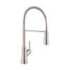 Hansgrohe Joleena Semi-Pro Kitchen Faucet, 2-Spray, 1.75 Gpm In Stainless Steel Optic, 4792800