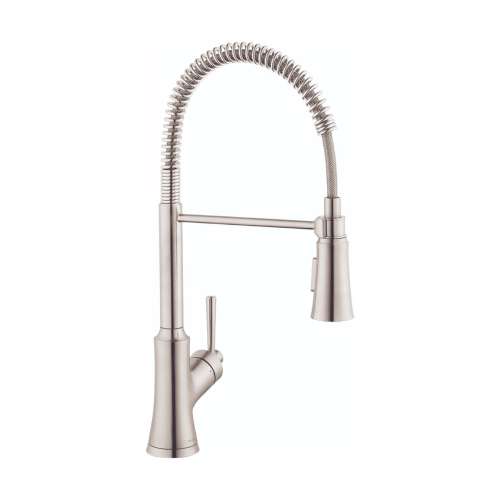 Hansgrohe Joleena Semi-Pro Kitchen Faucet, 2-Spray, 1.75 Gpm In Stainless Steel Optic, 4792800