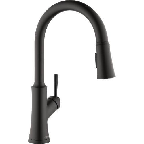 Hansgrohe Joleena Higharc Kitchen Faucet, 2-Spray Pull-Down, 1.75 Gpm In Matte Black, 4793670