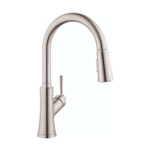 Hansgrohe Joleena Higharc Kitchen Faucet, 2-Spray Pull-Down, 1.75 Gpm In Stainless Steel Optic, 4793800