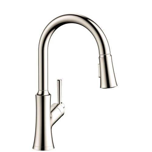 Hansgrohe Joleena Higharc Kitchen Faucet, 2-Spray Pull-Down, 1.75 Gpm In Polished Nickel, 4793830